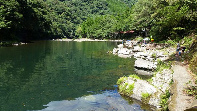 釣り場の風景