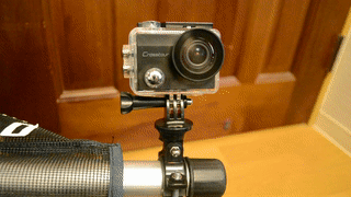 アクションカメラ（CT8500）の角度調整